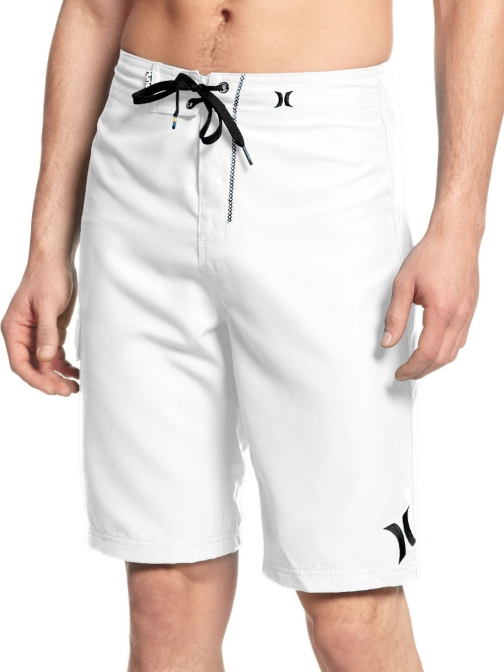 Hurley One & Only 22" Boardshorts – White/Black – Men's 31